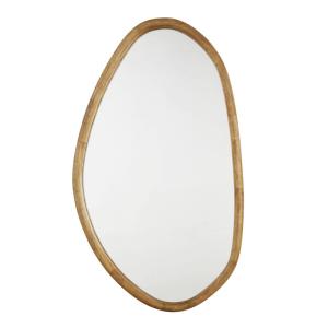 Espejo ovalado de madera de mango 70 x 120