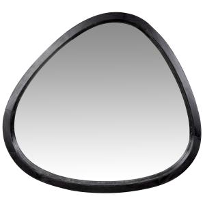 Espejo ovalado negro 70x74 cm