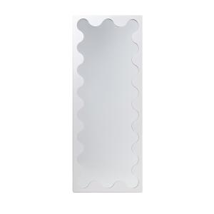Espejo Pared Irregular Metal 150x60x4cm Blanco