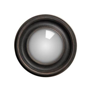 Espejo pequeño de resina negra