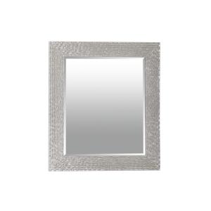 Espejo plata de cristal 58x3x68cm