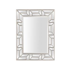 Espejo plata de cristal 89x8x110cm