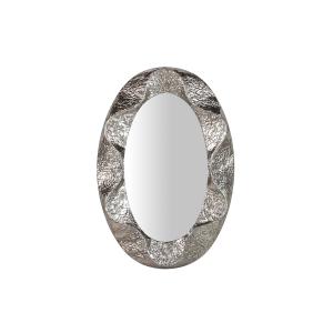 Espejo plateado de cristal 88x7x128cm