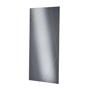 Espejo rectangular con grabados láser grises l 70 x h 160 c…