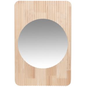 Espejo rectangular de madera de hevea 40 x 60