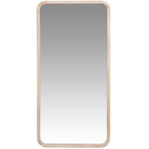 Espejo rectangular de madera de paulonia, 60x120 cm