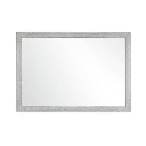 Espejo rectangular en poliestireno plateado 98x68x2 cm