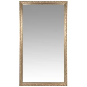 Espejo rectangular grande con molduras irisadas, 120x210 cm