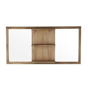 Espejo rectangular maciza de mindi 160x80 cm