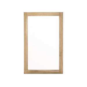 Espejo rectangular maciza de mindi 50x80 cm