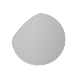 Espejo redondo de aglomerado blanco ø50cm