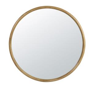 Espejo redondo de madera de paulownia D90 cm