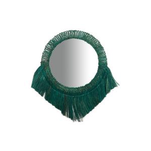 Espejo verde de fibras 70x4x90cm