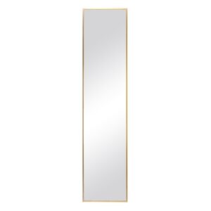 Espejo vestidor de aluminio y cristal dorado