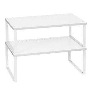 Estante para especias apilable y ampliable de metal de colo…