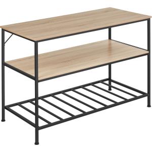 Estantería cocina estilo industrial 120x60x90,5 cm madera c…