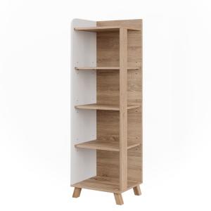 Estantería de baño 40 x 128 cm con 4 compartimentos, sonoma…