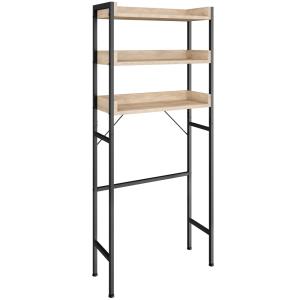 Estantería de baño con 3 estantes de 67x25x165,5 cm madera…