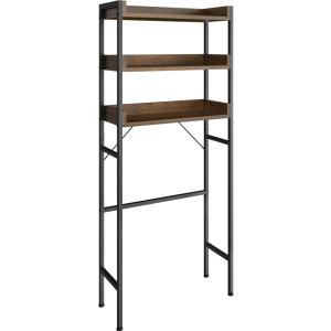 Estantería de baño con 3 estantes de 67x25x165,5 cm madera…