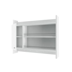 Estantería de cocina colgante blanca - l85 cm