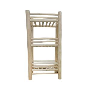 Estantería de cocina de teca marrón claro