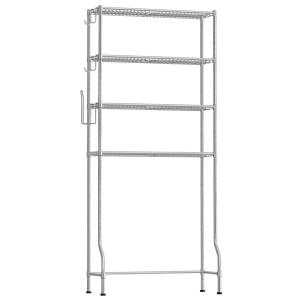 Estantería de inodoro de 30 x 83 x 176 cm de color gris pal…