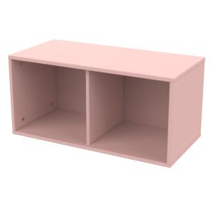 Estantería de madera fsc rosa claro