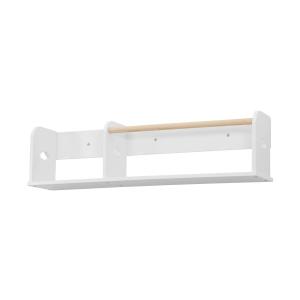 Estantería de pared para dormitorio infantil 80cm, blanco