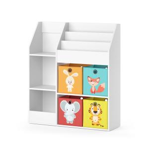 Estantería infantil 100.4 x 114 con 4 cajas plegables (colo…