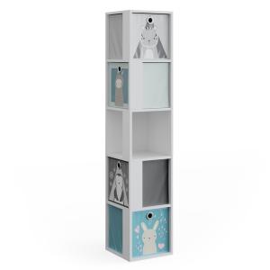 Estantería infantil 33.3 x 162.2 cm con 4 cajones plegables…