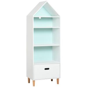 Estantería infantil 50 x 30 x 142 cm blanco