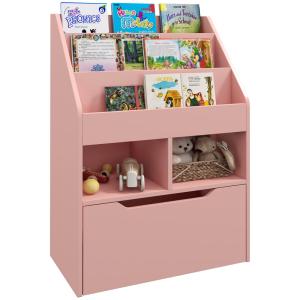 Estantería infantil 60x29.9x90 cm rosa