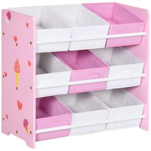 Estantería infantil 63x30x60 cm rosa