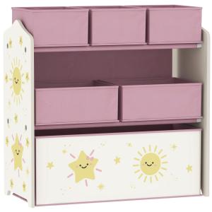 Estantería infantil 63x30x66 cm rosa