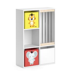 Estantería infantil 72 x 107.8 cm con 2 cajas plegables opt…