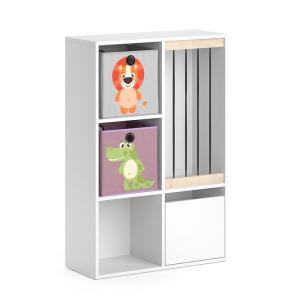 Estantería infantil 72 x 107.8 cm con 2 cajas plegables opt…