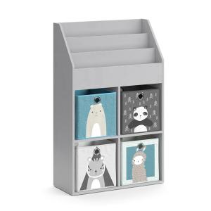 Estantería infantil 72 x 114.2 cm con 4 cajones plegables,…