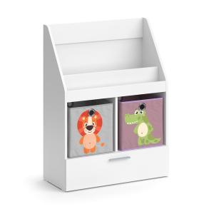 Estantería infantil 72 x 96.2 cm con cajón y 2 cajas plegab…