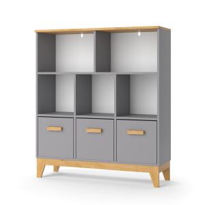Estantería infantil 98.4 x 113.4 cm, gris