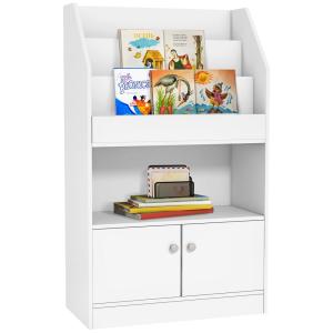 Estantería juguetes infantil 60x29.5x100 cm blanco