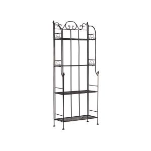 Estantería metal 61 cm 29 cm negro