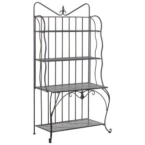 Estantería metal 94 cm 50 cm negro