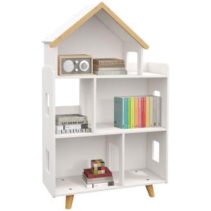 Estantería para juguetes 65x25x108.5cm blanco