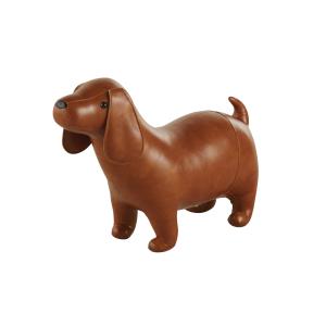 Estatua de perro marrón Alt. 40