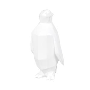 Estatua de pingüino origami de poliresina blanca Alt. 18 al…