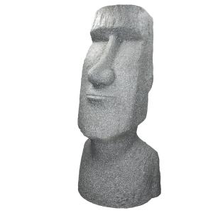 Estatua Moai Isla de pascua Rapa Nui Tiki gris 38 x 32 x 78…