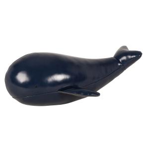 Estatuilla de ballena azul marino Alt. 13 cm