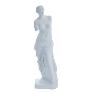 Estatuilla de poliresina blanca Alt.46