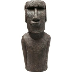 Estatuilla de poliresina marrón de la Isla de Pascua H59