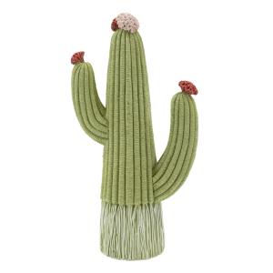 Estatuilla en forma de cactus de resina multicolor 13x7x25…